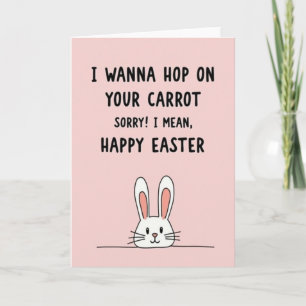 Funny Easter Bunny Oops Card