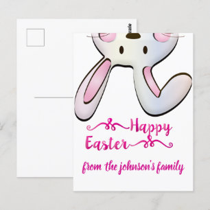 Funny Easter Bunny Postcard