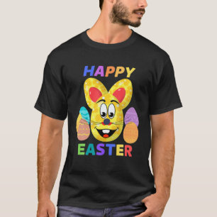 Funny Easter Bunny Rabbit Egg Hunt Bunny Face T-Shirt