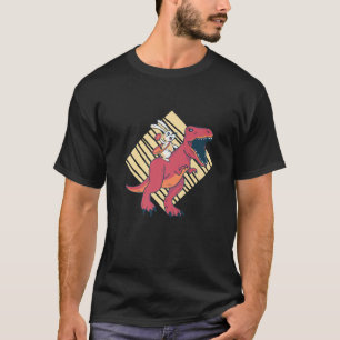 Funny Easter Bunny Riding A Dinosaur Tee's For Gir T-Shirt
