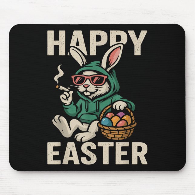 Funny Easter Bunny Some Bunny’s Baked Easter Humou Mouse Mat (Front)