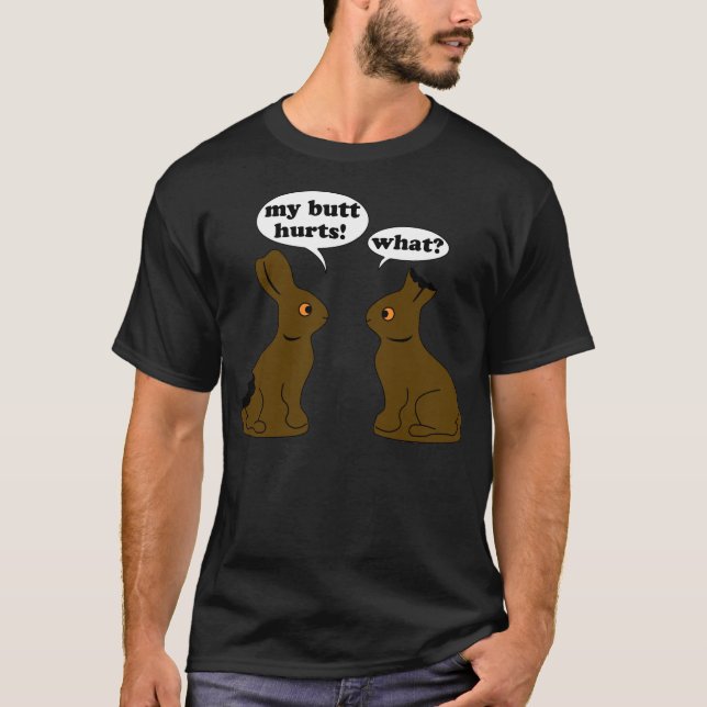 Funny Easter Bunny T-Shirt (Front)