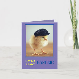 Funny Easter Card - Have a Peaky Easter!