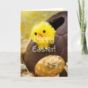 funny Easter chick Holiday Card