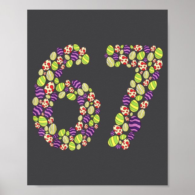 Funny Easter Day 67 Meme Six Poster (Front)