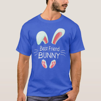 Funny Easter Day Costume Matching Best Friend Bunn T-Shirt