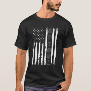 Funny Easter Day Egg US American Flag Vintage 2022 T-Shirt