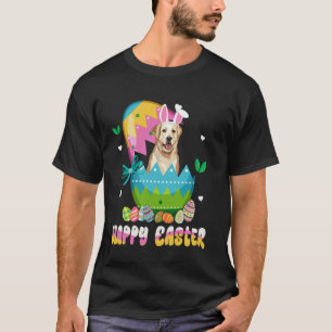 Funny Easter Day Labrador Retriever Dog Bunny Ears T-Shirt