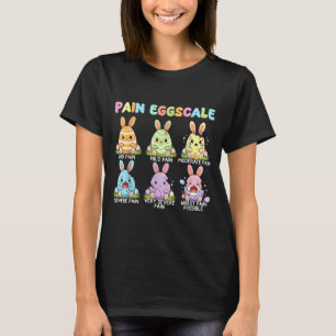 Funny Easter Day Nurse Eggs Nurse Pain Scale Men T-Shirt