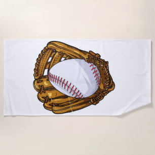 Funny Easter Egg Baseball Egg Hunting Easter Day M Beach Towel