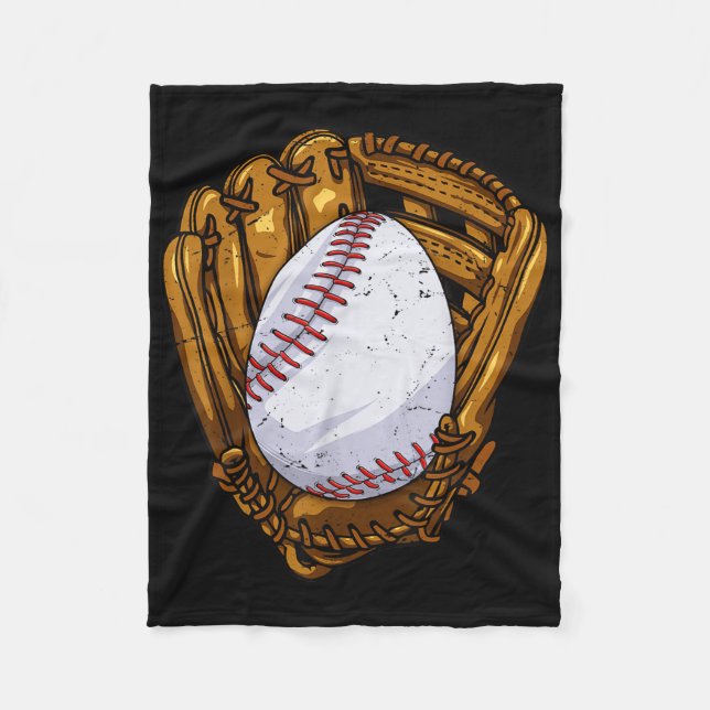 Funny Easter Egg Baseball Egg Hunting Easter Day M Fleece Blanket (Front)