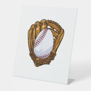 Funny Easter Egg Baseball Egg Hunting Easter Day M Pedestal Sign