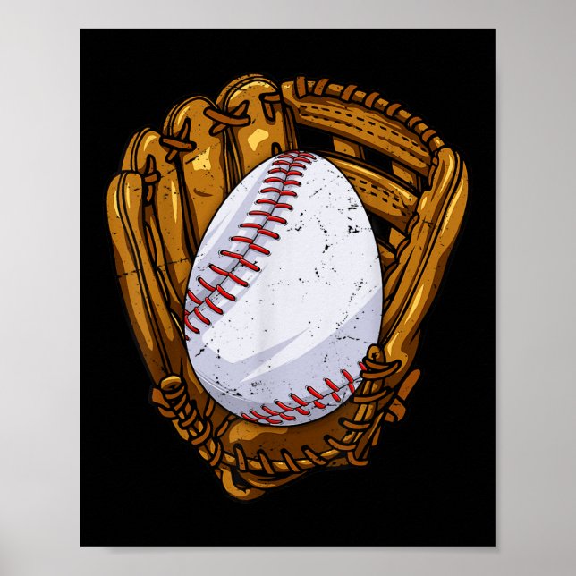 Funny Easter Egg Baseball Egg Hunting Easter Day M Poster (Front)