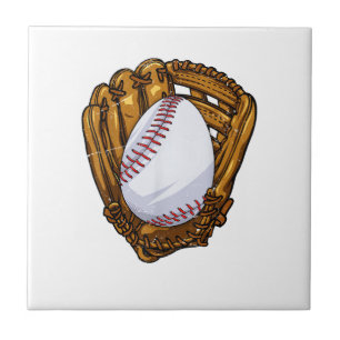 Funny Easter Egg Baseball Egg Hunting Easter Day M Tile
