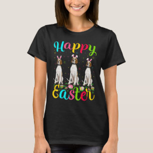 Funny Easter Egg Bunny English Pointer Dog Happy E T-Shirt