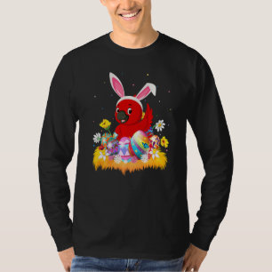 Funny Easter Egg Cute Cardinal Bird Easter Sunday T-Shirt