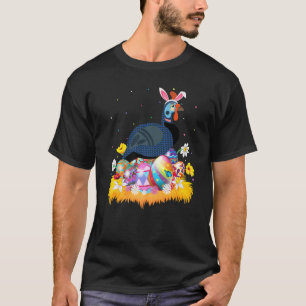 Funny Easter Egg  Cute Guinea Fowl Bird Easter Sun T-Shirt