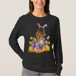 Funny Easter Egg  German Shepherd Dog Easter Sunda T-Shirt