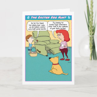 Funny Easter Egg Hunt Card