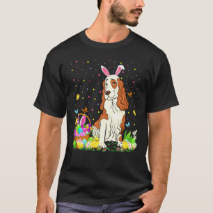 Funny Easter Egg Hunting Cocker Spaniel Dog Easter T-Shirt
