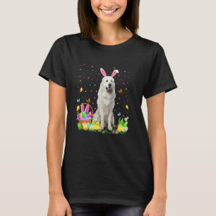 Funny Easter Egg Hunting Great Pyrenees Dog Easter T-Shirt