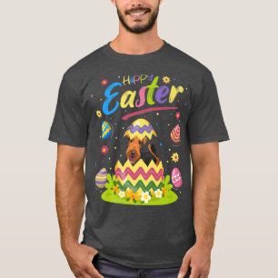 Funny Easter Egg Lover Cairn Terrier Dog Happy Eas T-Shirt