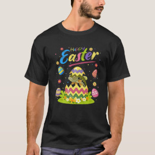 Funny Easter Egg Lover Striped Bass Fish Happy Eas T-Shirt