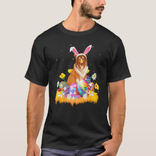 Funny Easter Egg Shetland Sheepdog Easter Sunday T-Shirt