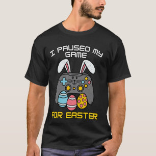 Funny Easter Gamer Bunny Shirt - Gaming Controller