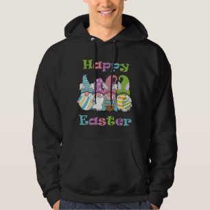 Funny Easter Gnomes With Bunny Ears And Easter Egg Hoodie
