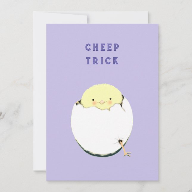 Funny Easter Holiday Card (Front)