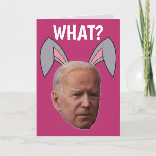 FUNNY EASTER JOE BIDEN GREETING CARD