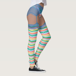Funny Easter Leggings Easter Costume Legging Pants