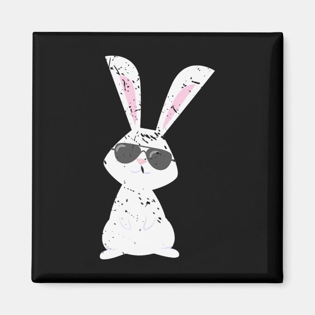 Funny Easter Rabbit Animal Gift Rabbit  Magnet (Front)