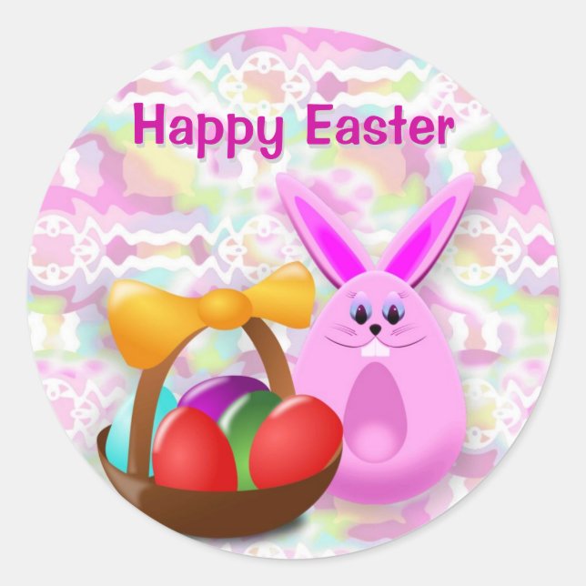 Funny Easter Sticker (Front)