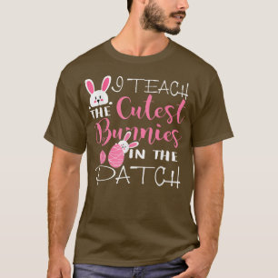 Funny Easter Teacher Kindergarten School Cutest Bu T-Shirt