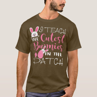 Funny Easter Teacher Kindergarten School Cutest Bu T-Shirt