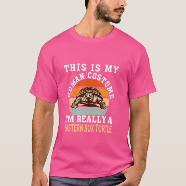 Funny Eastern box turtle Quote Cool Eastern box tu T-Shirt (Front)