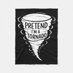 Funny Easy Halloween Costumes Pretend Im A Tornado Fleece Blanket