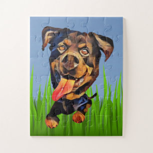 Funny Easy Rottweiler 30 Piece Puzzle