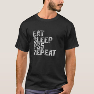 Funny Eat Sleep PS5 Repeat Gift For Lover Video Ga T-Shirt