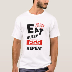 Funny Eat Sleep PS5 Repeat Gift For Lover Video Ga T-Shirt