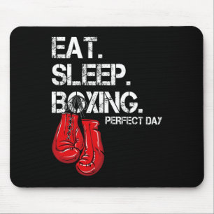 Funny Eat. Sleep. Repeat. Boxing Lover Perfect Day Mouse Mat