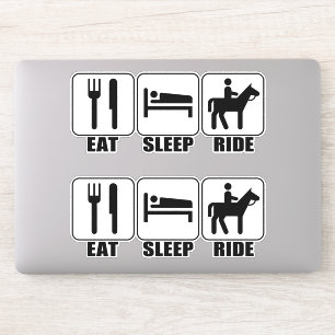 Funny "Eat, Sleep, Ride a Horse" Horseback Riding