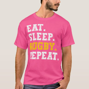 Funny Eat Sleep Rugby Repeat Sport Rugby Lover 4 T-Shirt