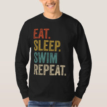 Funny Eat Sleep Swim Repeat Swimming Swime
