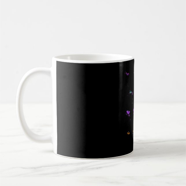 Funny Eat Sleep Warrior Cats Repeat Funny Cat Warr Coffee Mug (Left)