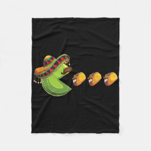 Funny Eatingtacos Cinco De Mayo Boys Kids Boys Men Fleece Blanket