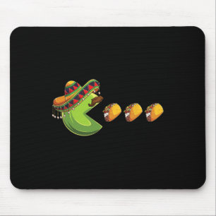 Funny Eatingtacos Cinco De Mayo Boys Kids Boys Men Mouse Mat