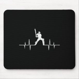Funny Ecg Cricket Game Lover Gifts Cool Cricket He Mouse Mat